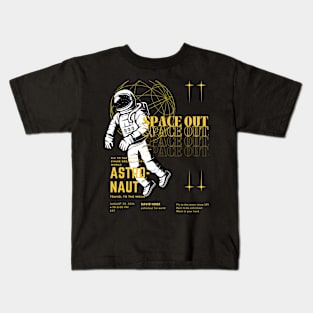 Astronaut In Space Kids T-Shirt